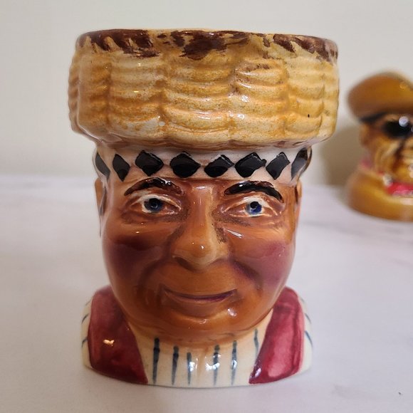 Antique English Collectible Pottery - 4 Mugs - Picture 14 of 16